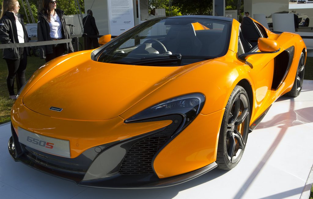 A McLaren 650S Spider at the Goodwood Festival of Speed