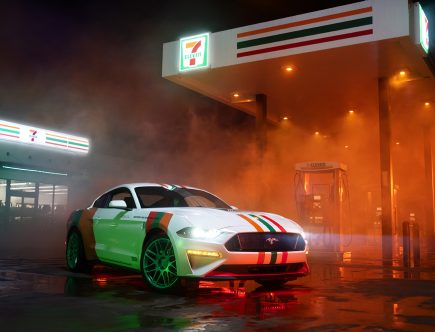 7-Eleven Is Giving Away a Custom Mustang With a Pizza Holder
