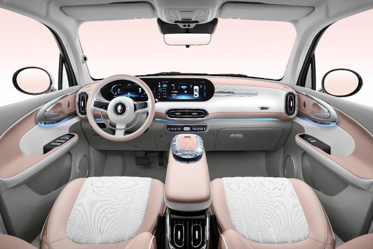 ORA Ballet Cat interior in blush