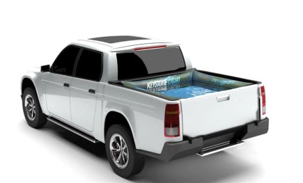 This Keystone Light Cooler Turns Your Pickup Truck Into a Pool