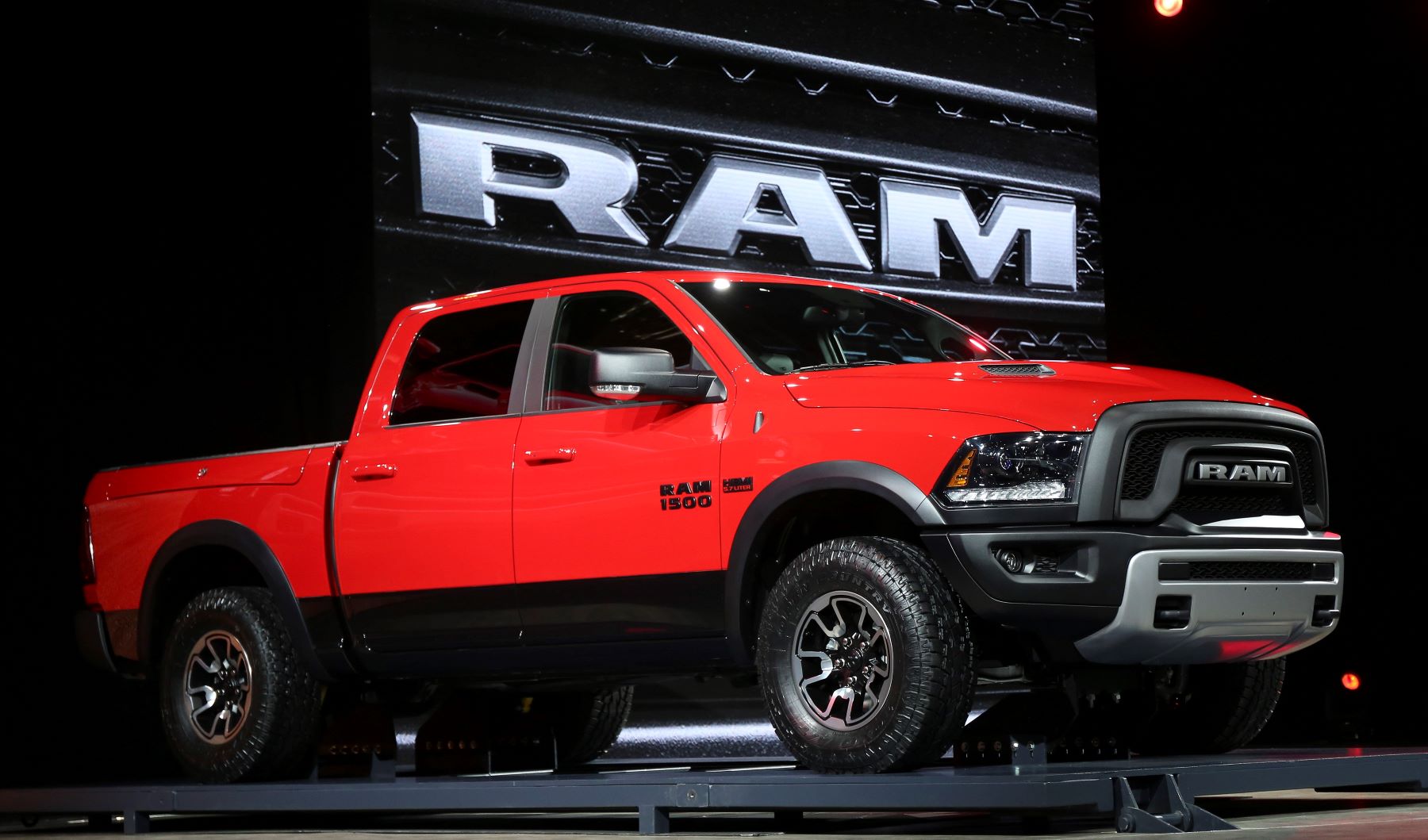 The new Ram 1500 Rebel debut at the 2015 North American International Auto Show in Detroit, Michigan