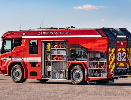 First Electric Fire Truck Joins the LA Fire Department: Rosenbauer RTX