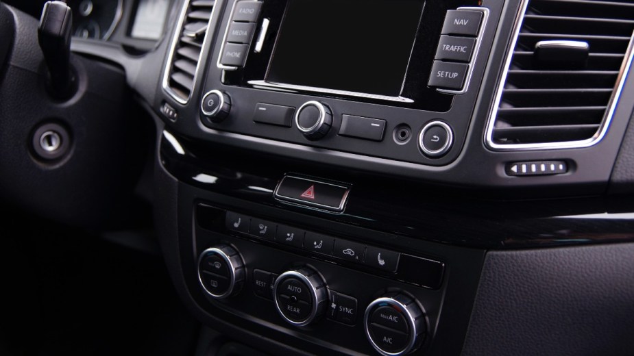 the stereo and hvac controls, avoid the a/c if you want to save some gas and money