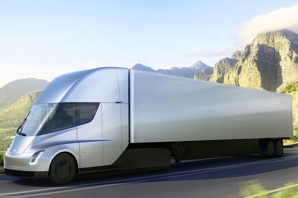 Price, specs, reserve information for the Tesla Semi electric truck.