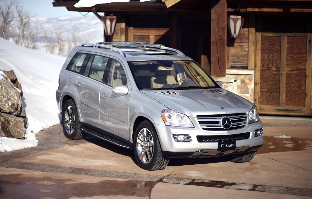 A silver 2006 Mercedes-Benz at the 2006 Sundance Film Festival