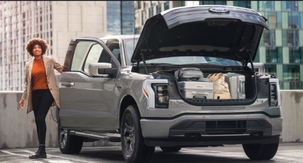 The 2022 Ford F-150 Lightning Won the Frunk Wars With Ease