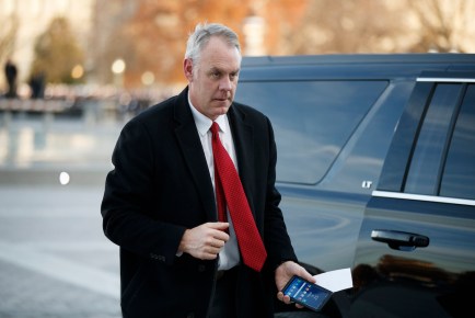 Trump Secretary of the Interior Slammed for Complaining About Gas Prices While Filling His Car With Premium Fuel