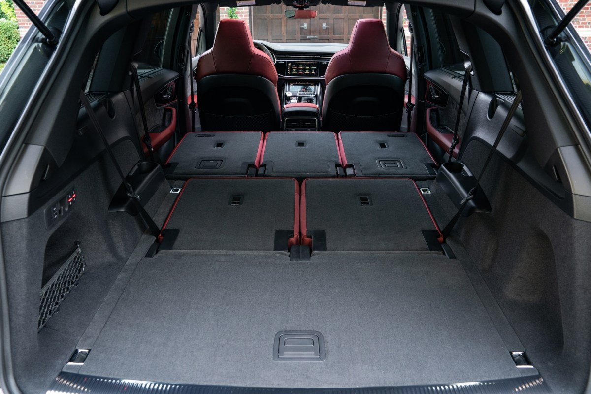 The Q7 has a lot of rom with the seats folded. 