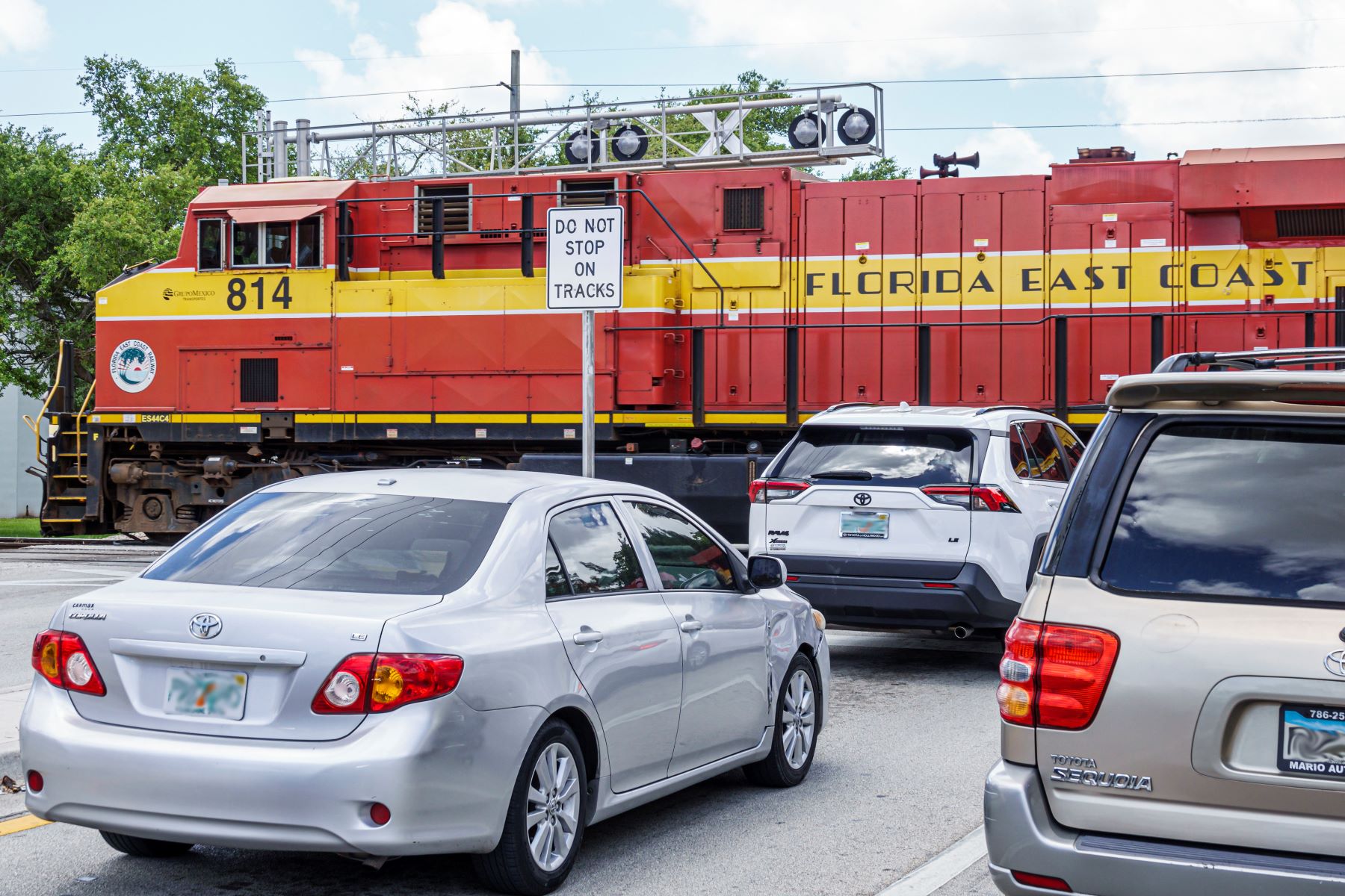 A common car superstition involves crossing over train tracks