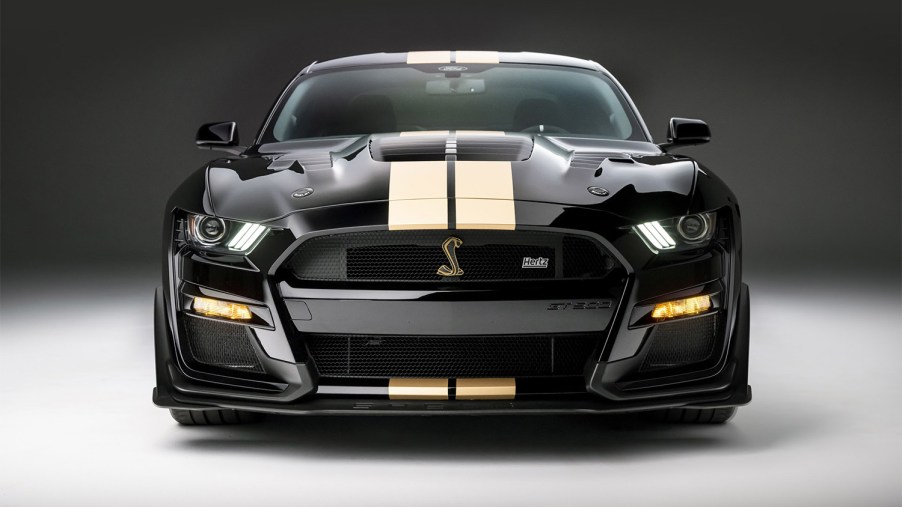 Black and Gold Shelby GT500-H Hertz Rent A Racer