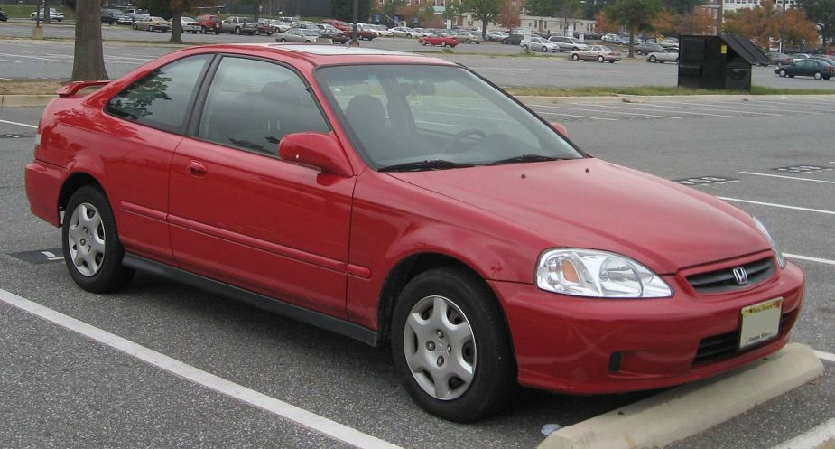 1999 Honda Civic in a parking spot