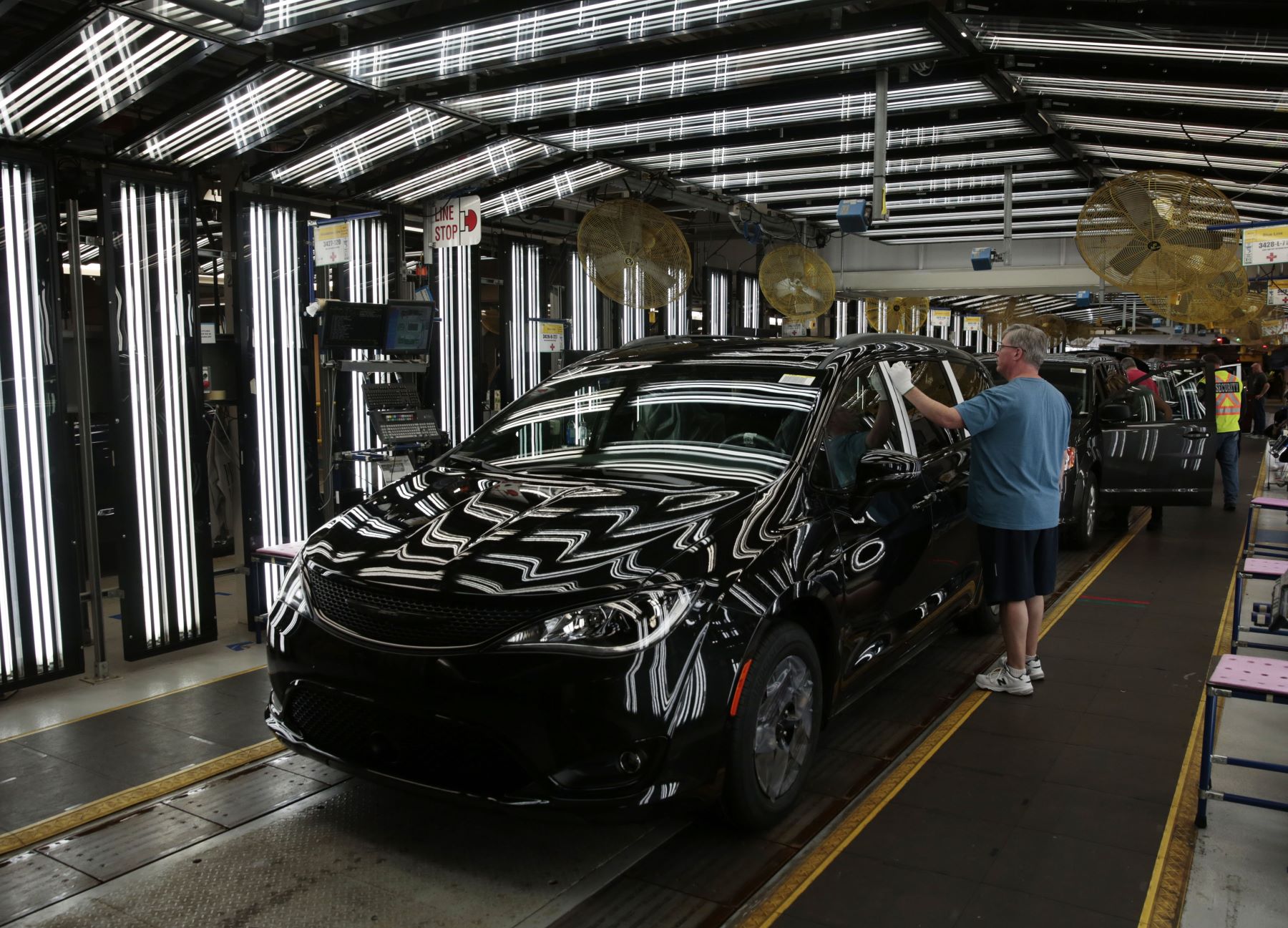 2019 Chrysler Pacifica on at FCA Windsor Assembly in Ontario, Canada