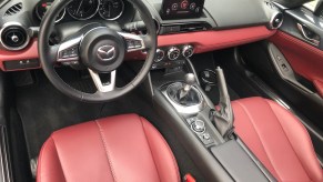 2020 Mazda Miata red interior
