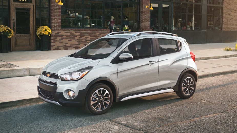 2022 Chevy Spark in silver