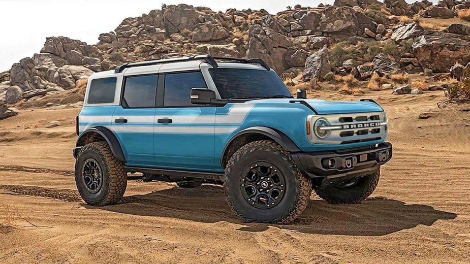 Ford Bronco Heritage Edition rendering