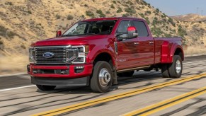 Big power in the 2022 Ford F-350 Super Duty with the Power Stroke diesel engine