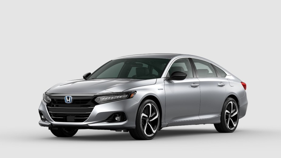 a 2022 honda accord hybrid, a great sedan loaded with driver assistance technology