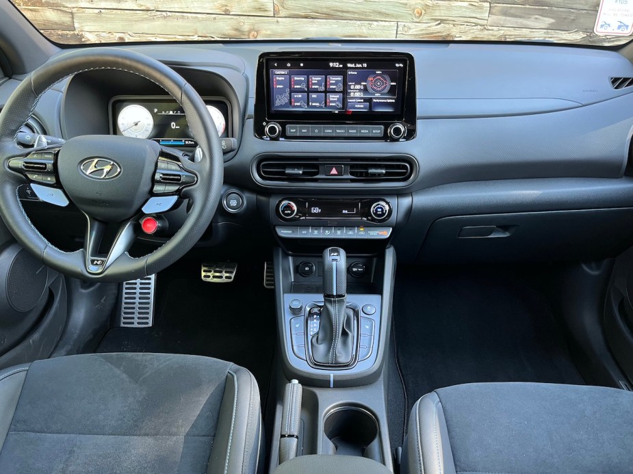 2022 Hyundai Kona N's interior