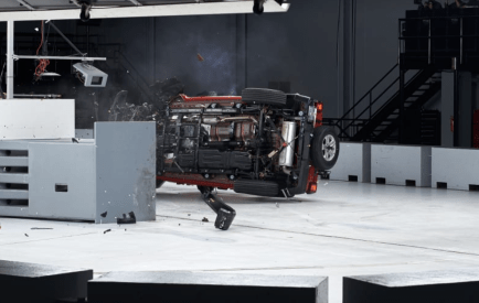 Whoops, the 2022 Jeep Wrangler Flipped During Crash Tests Again