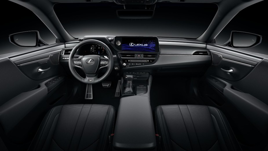luxurious interior of a 2022 Lexus ES