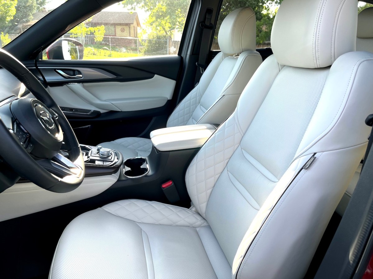 The 2022 Mazda CX9's Parchment Interior Proves That White Is Right
