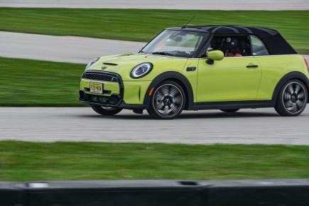 2022 Mini Cooper S Convertible Autocross Review: Cheery Shifts