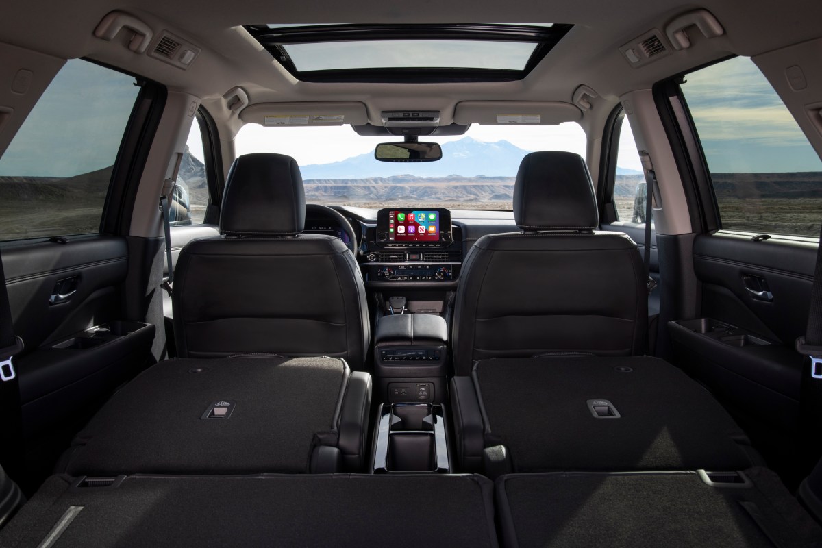 interior of the 2022 Nissan Pathfinder 