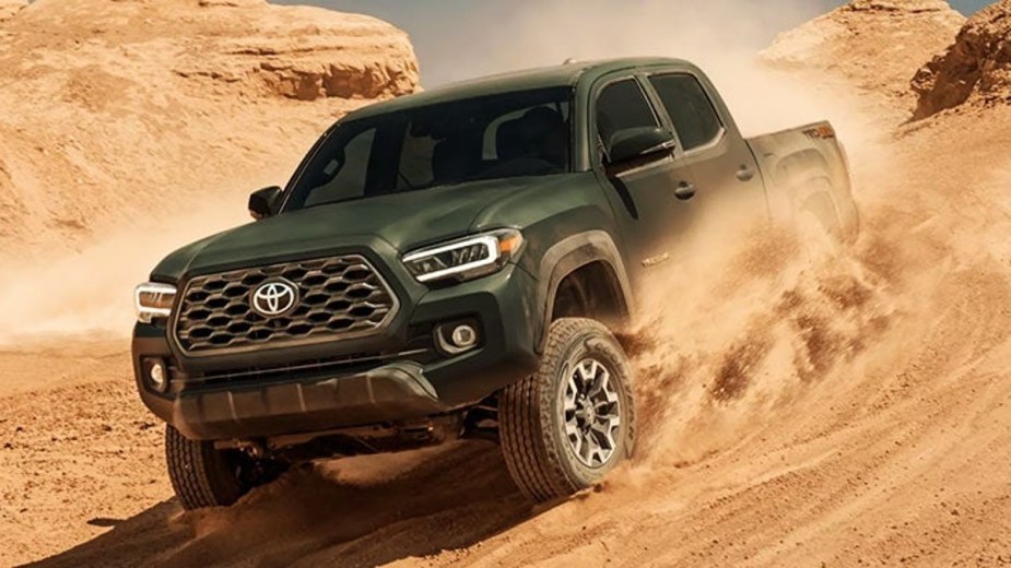Enjoy the size of this 2022 Toyota Tacoma because this midsize truck won't get any bigger