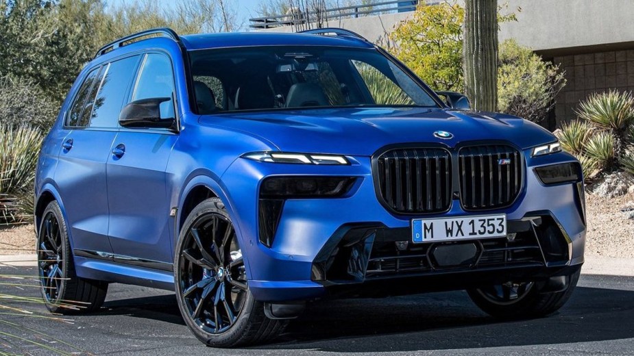 This blue 2023 BMW X7 might be the luxury SUV you want to drive