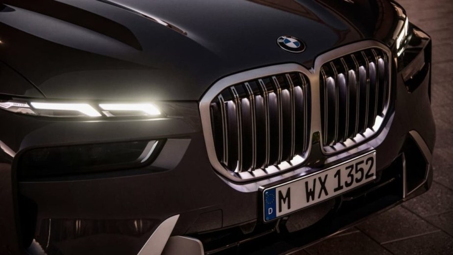 The 2023 BMW X7 Illuminated Grille is a pretty cool feature