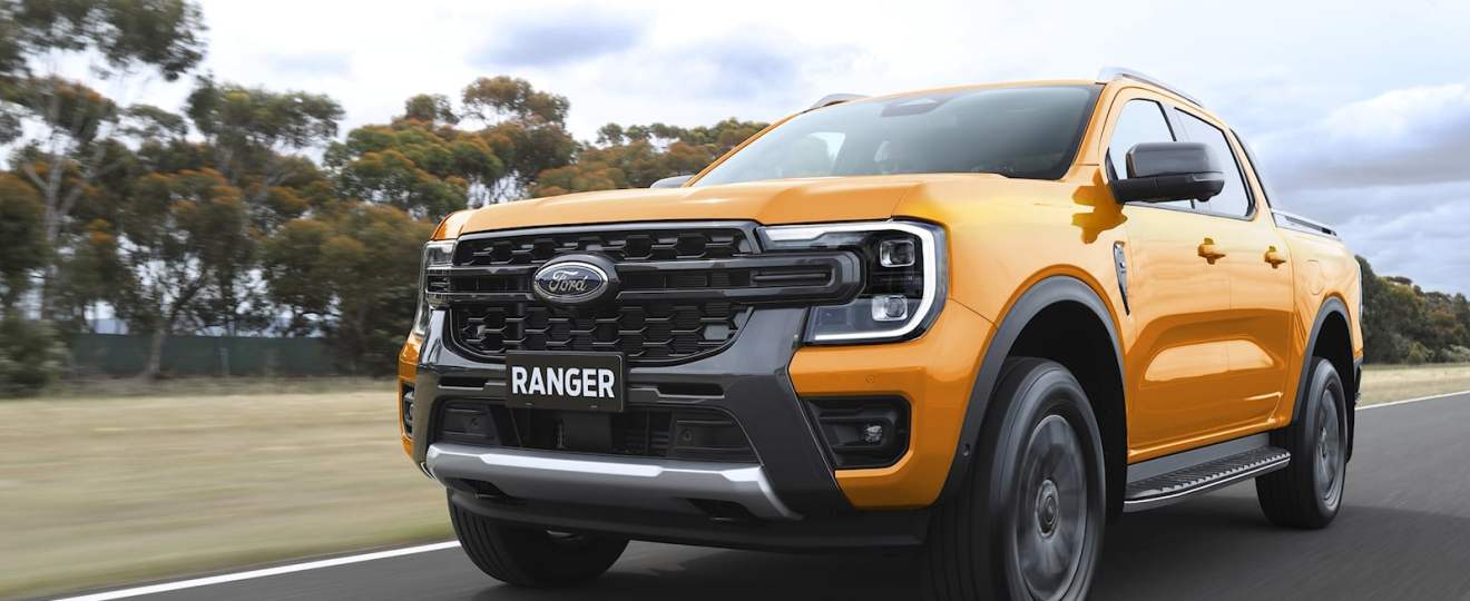 2023 Ford Ranger on the road