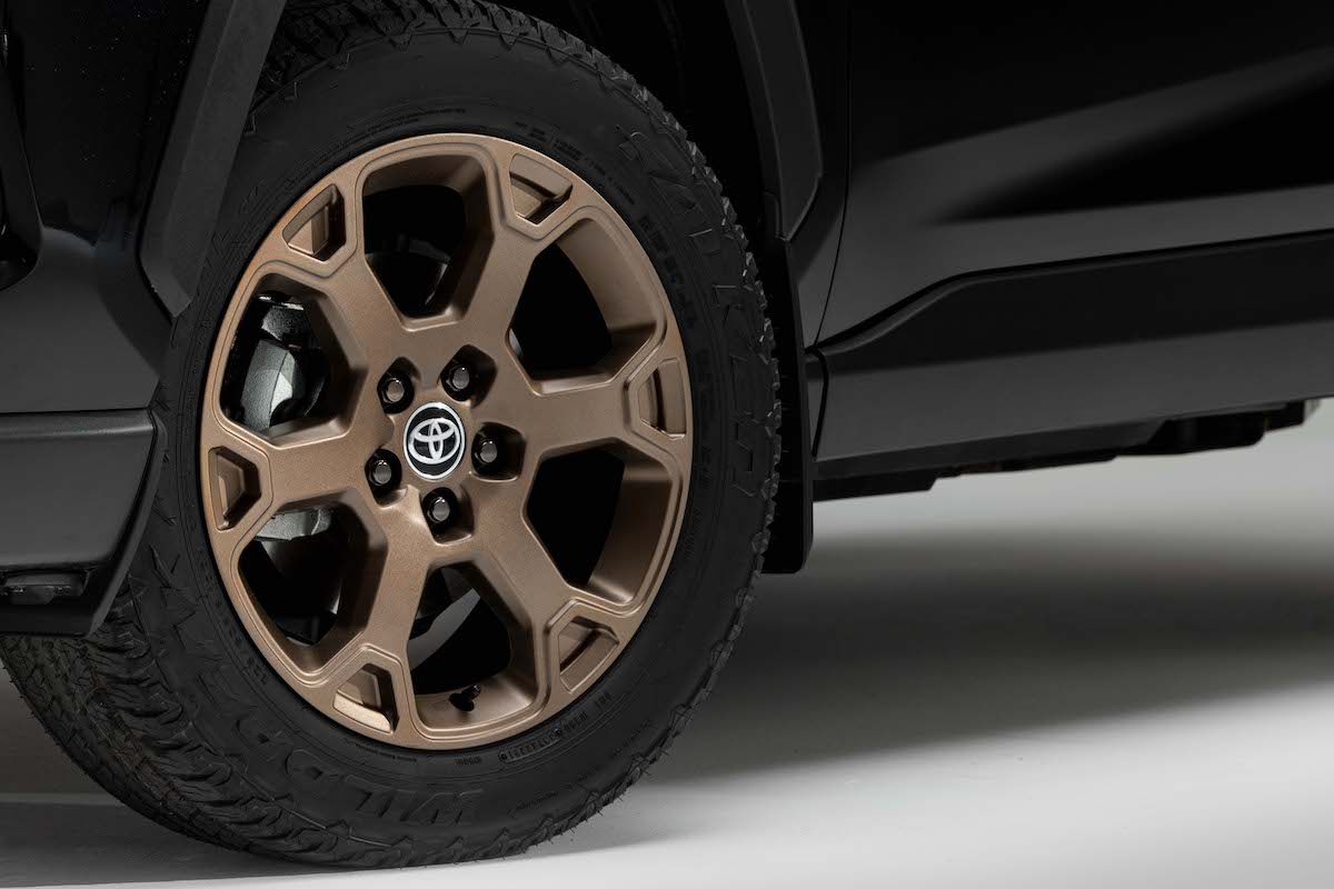 2023 Toyota RAV4 Hybrid Woodland Edition Bronze wheels tacky bronze wheels