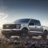 The 2023 Ford F-150 Rattler parked in dirt