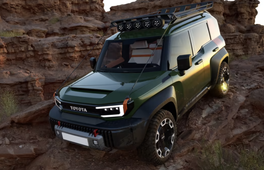 The 2024 Toyota LiteCruiser off-roading