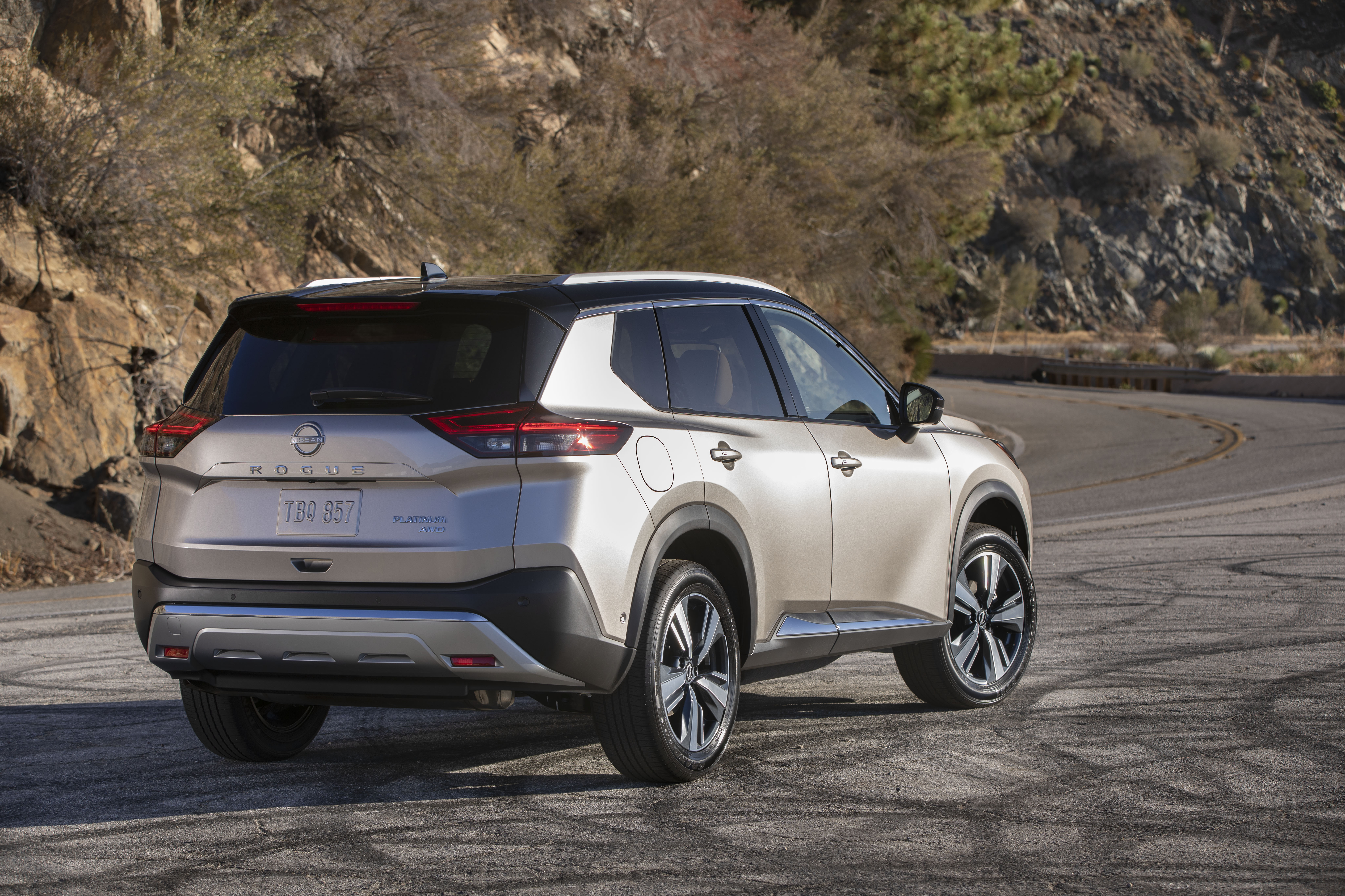 2022 Nissan Rogue in gold