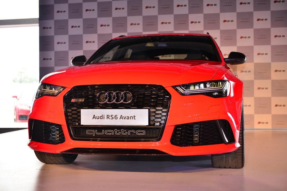 The Audi RS6 Avant, here in red, is a serious sleeper wagon. 