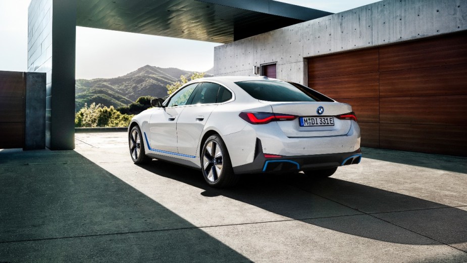A new BMW i4 edrive40, an electric car that can give you excitement and range