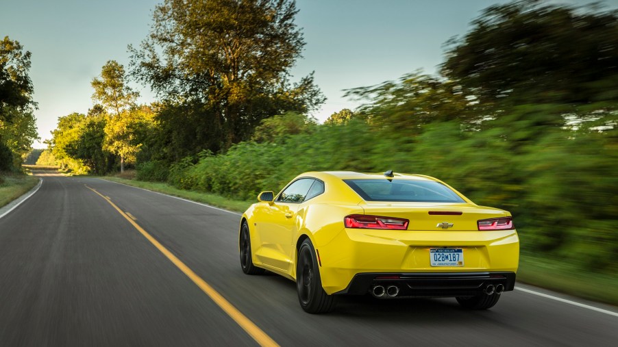 The Chevrolet Camaro has lots of power and is one of the cars with the most horsepower for $30,000