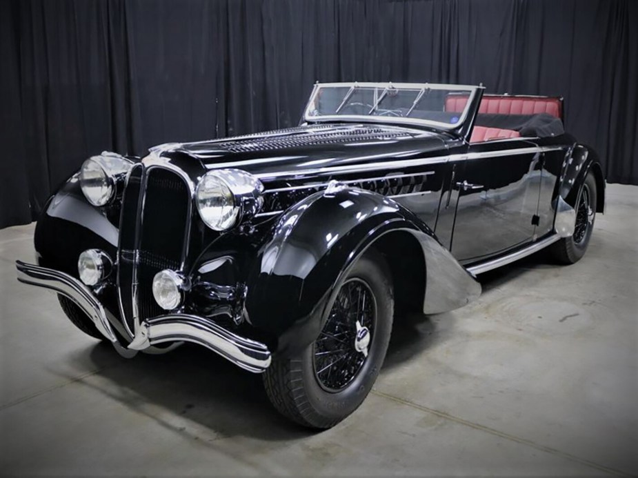 This classic car collection includes a 1937 Delahaye 135 Coupe Des Alpes Chapron Roadster
