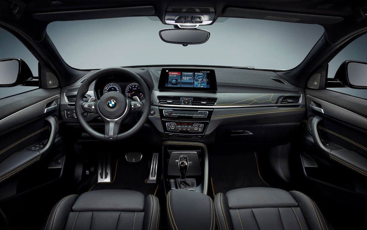 The least popular BMW is the X2, shown here from the interior