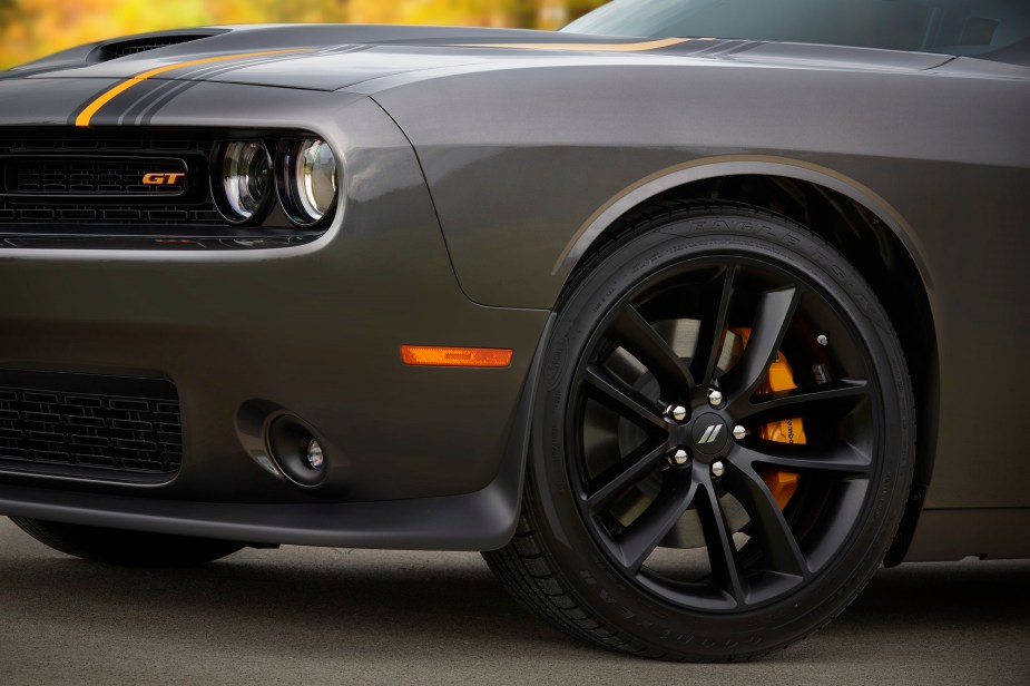The Dodge Challenger GT offers alloy 20" wheels and optional AWD.
