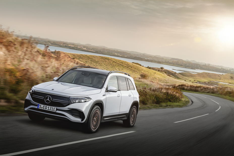 The Mercedes EQB SUV is faster, usually, than an Audi Q4 e-tron. 