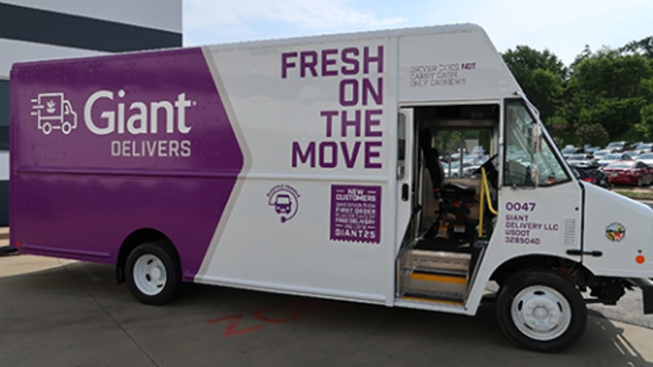 Electric Delivery Truck for Giant Stores