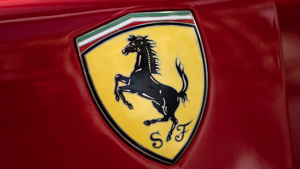the ferrari prancing horse logo which will soon be found on evs and hybrid models, as well as more unique ferrari models