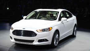 Ford Fusion recalls for cars like this white sedan has owners worried over a faulty bushing.