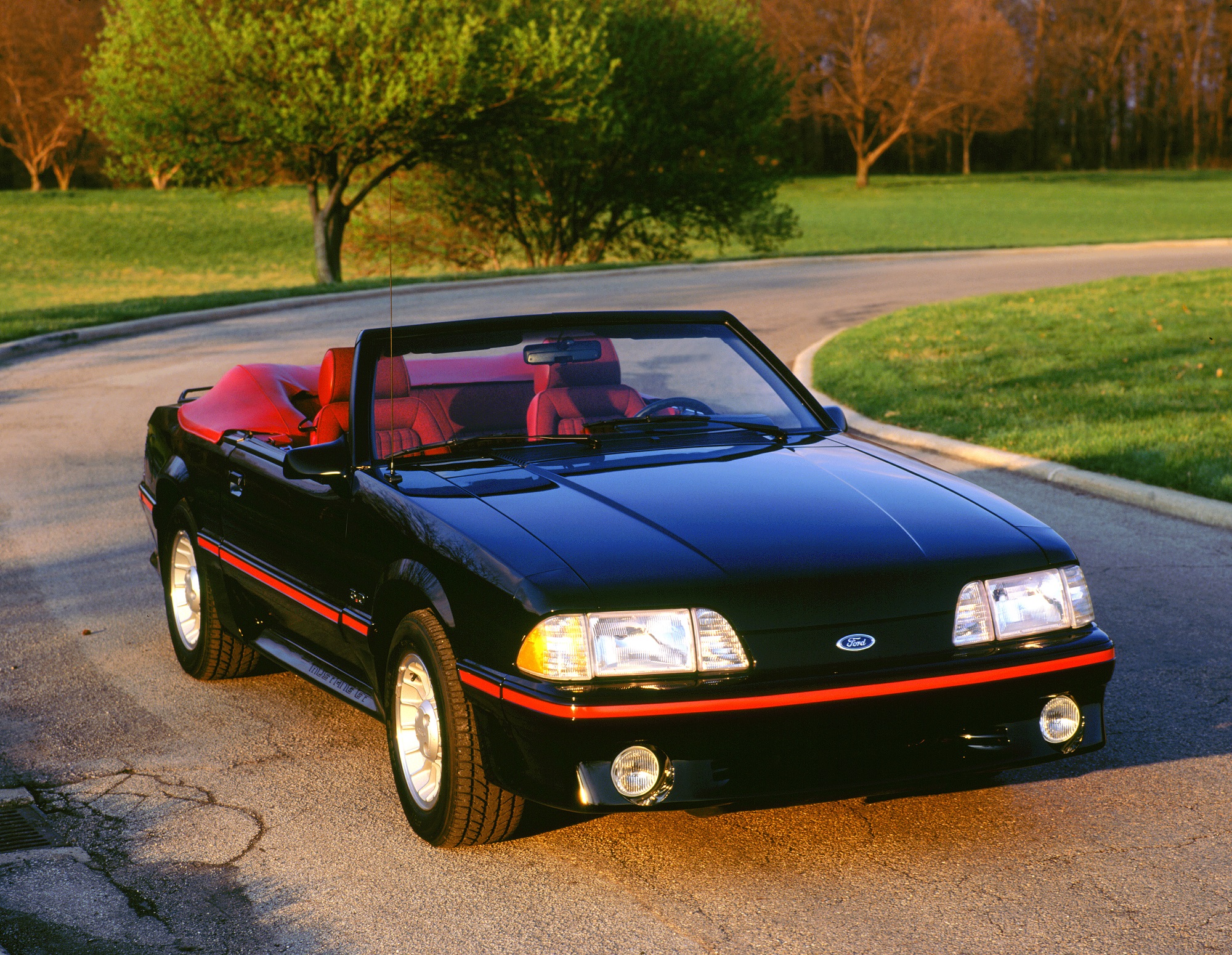 The Mustang Fox Body like this convertible is the third generation of the pony car.