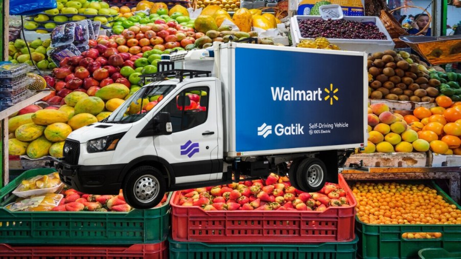 This Gatik Delivery Truck is electric and autonomous