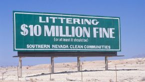 Highway littering