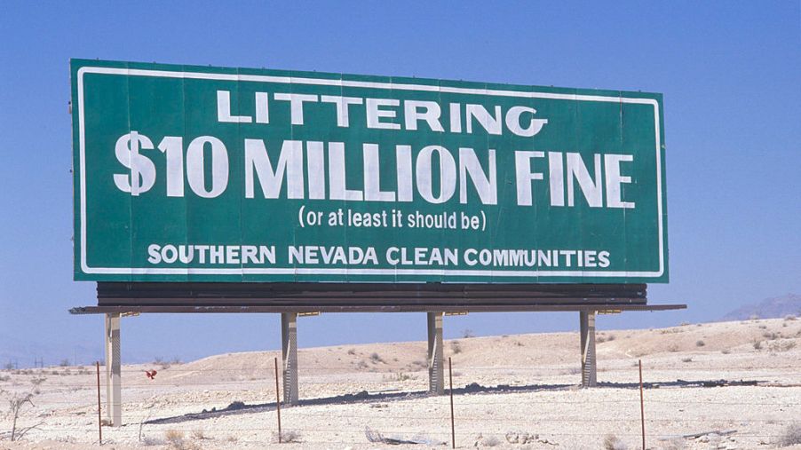 Highway littering