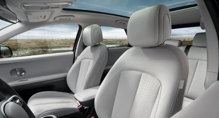 2022 Hyundai Ioniq 5 Limited's H-Tex leatherette seats. 